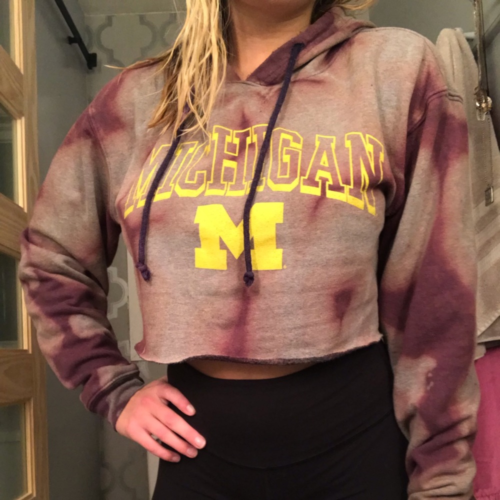 U of M cropped hoodie!